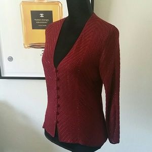 Beautiful Carmen Marc Valvo Cardigan NWT